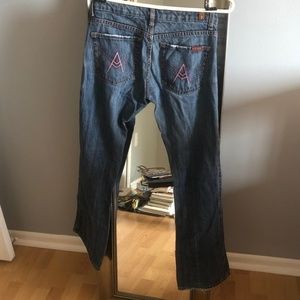 7 For All Mankind A Pocket Bootcut jeans
